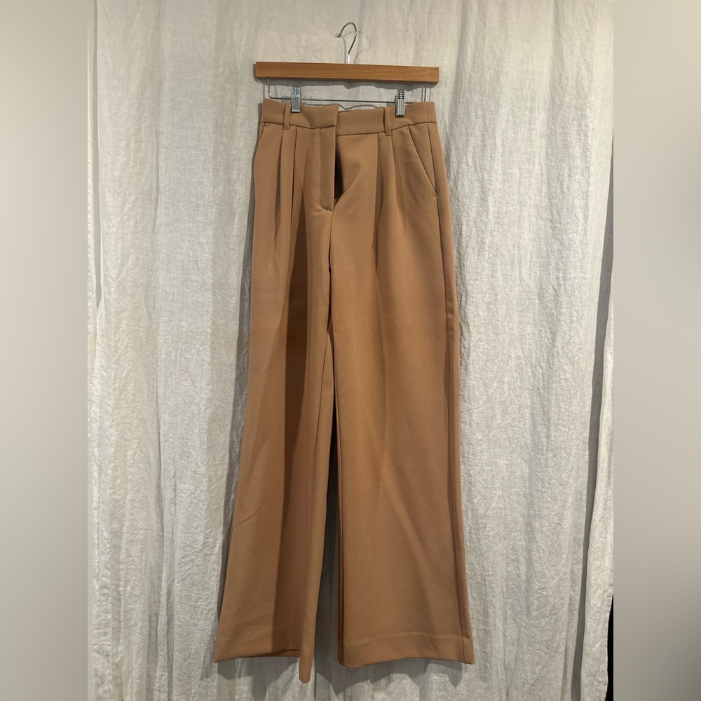 abercrombie & fitch | sloan tailored pant - light brown 28 / 6